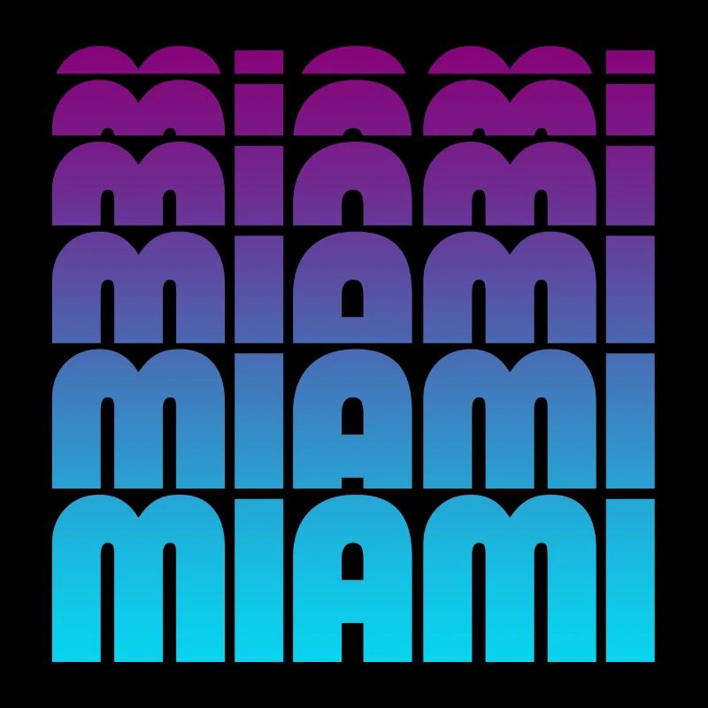 Miami Gradient Grid