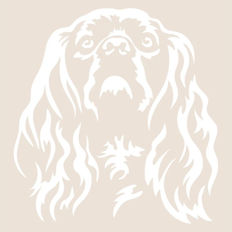 American Cocker SpanielHead « Black Edition »