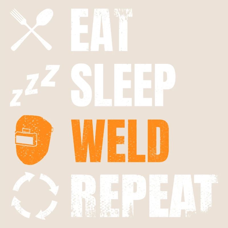 Manger, dormir, souder, répéter