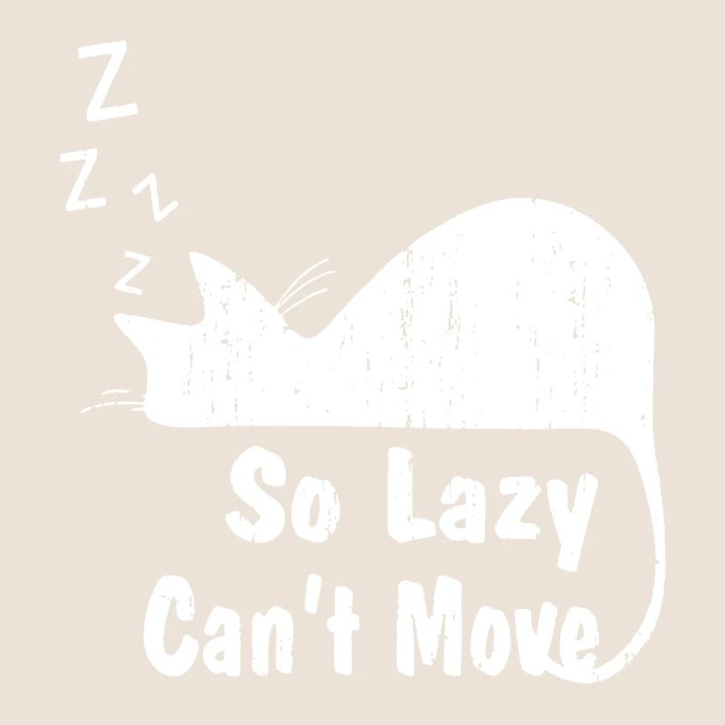 Cat So Lazy Can't Move