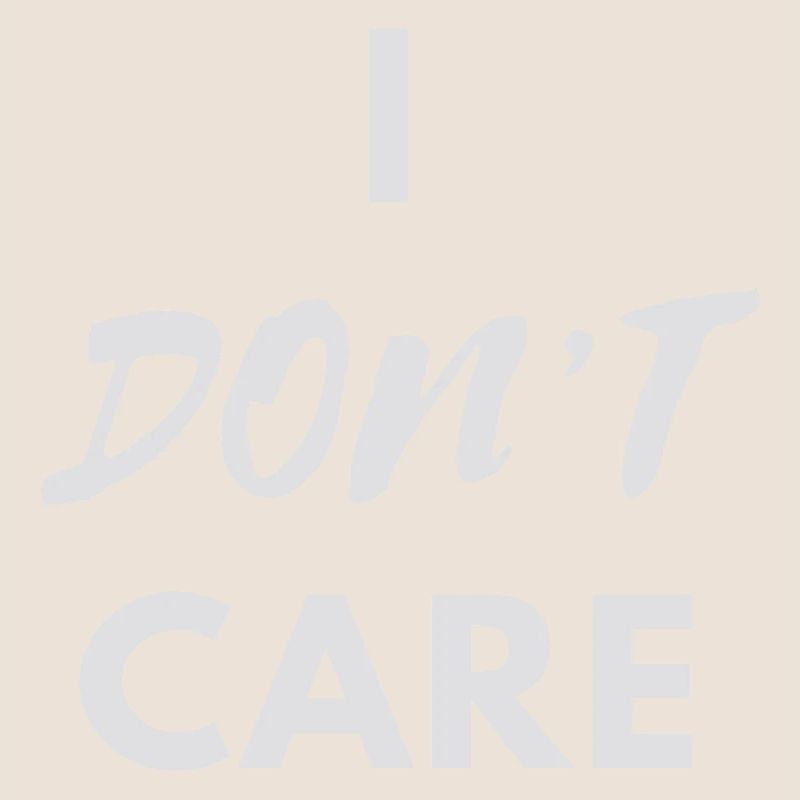 I don't Care silver print