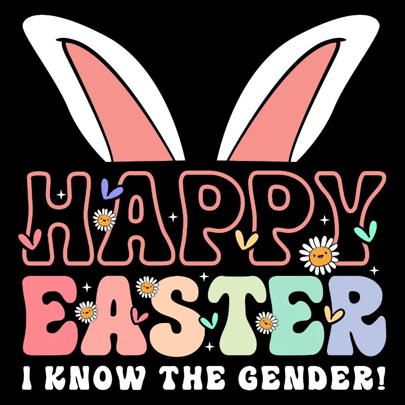 Gender Reveal Ostern Werdende Mutter