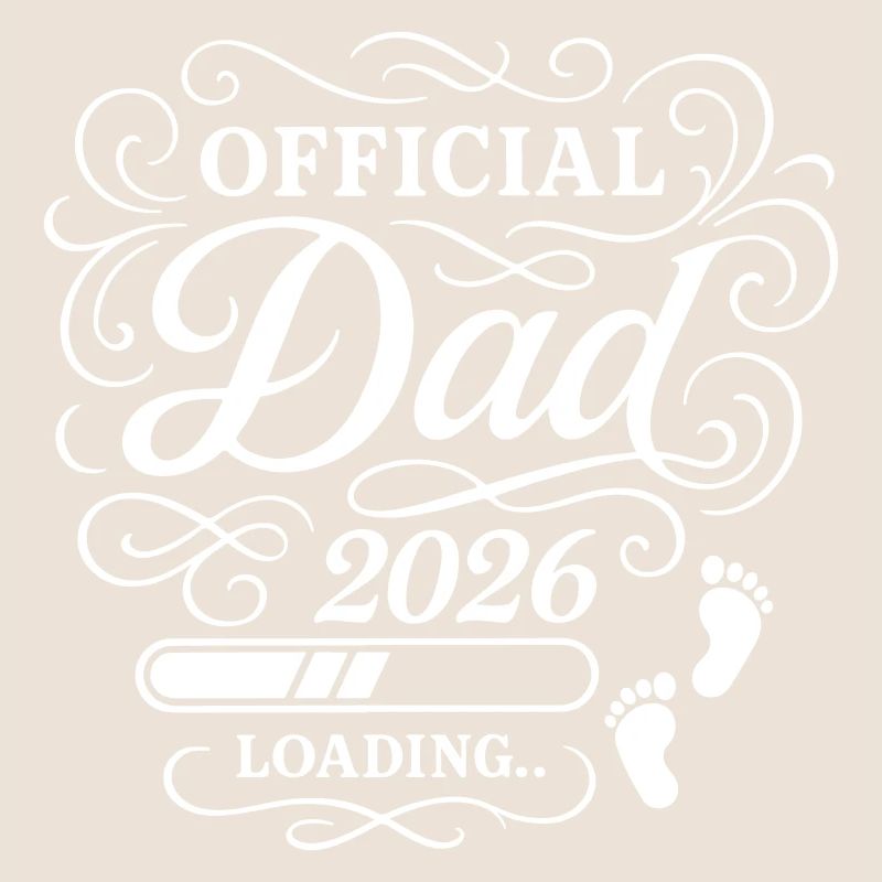 Dad 2026 Papa Loading Vaterschaft