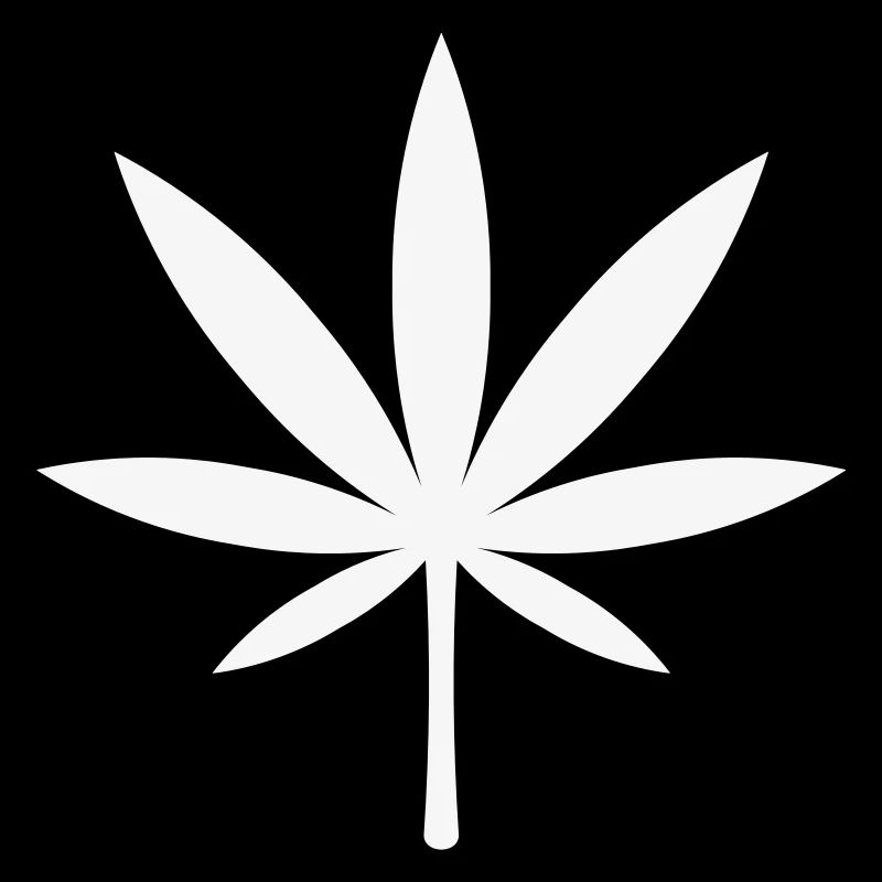 Cannabis / Marijuana / Feuille de chanvre (blanc)