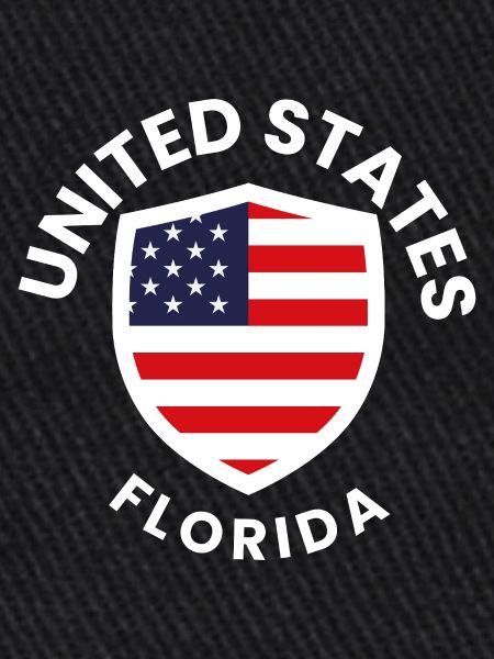 Flag Shield USA Florida