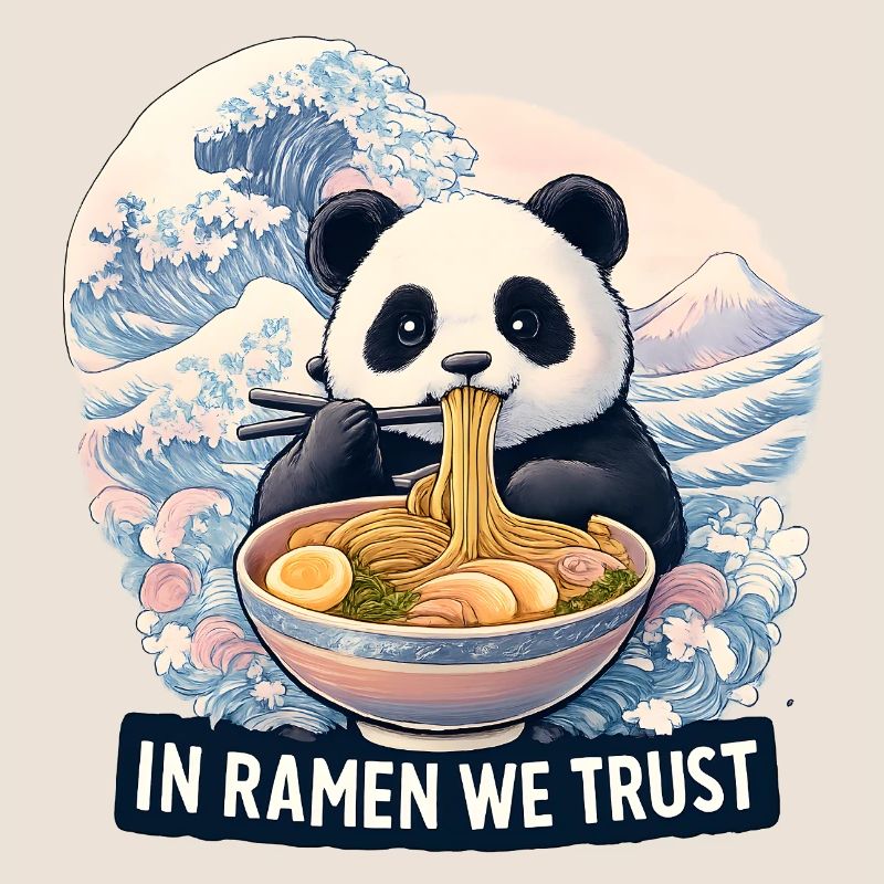 Panda Ramen Noodle Bowl