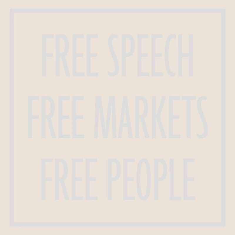 Marché de la liberté d’expression Peuple Libertarian Freedom Logo