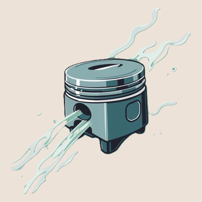 Flamme à piston