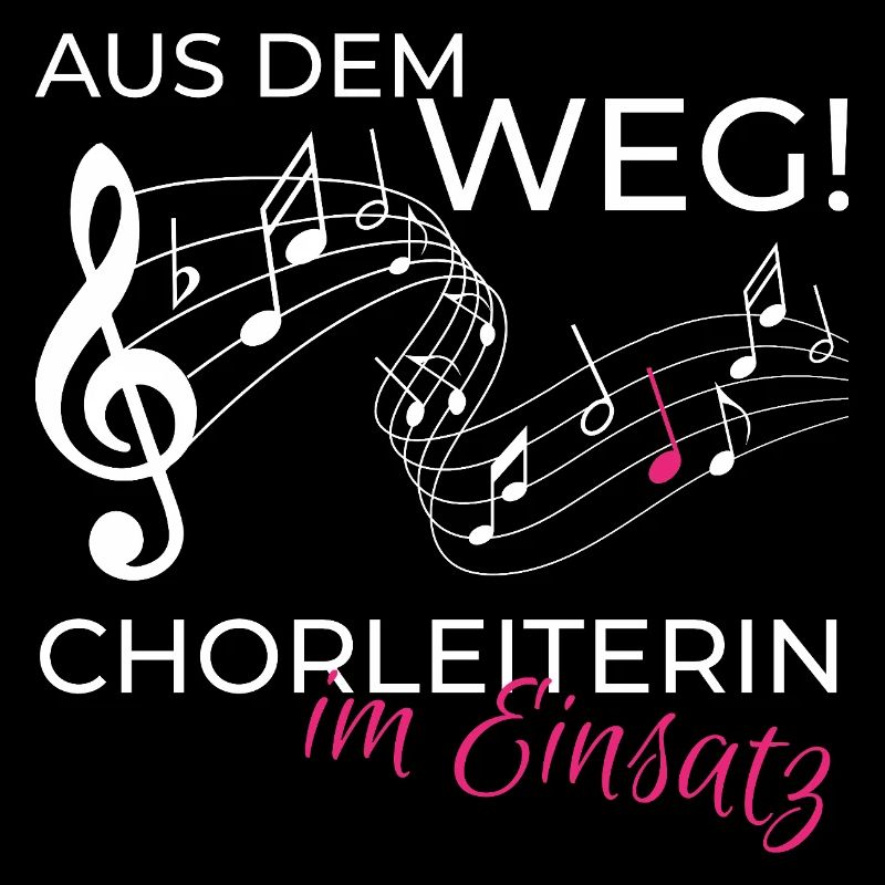 Chorleiterin im Einsatz