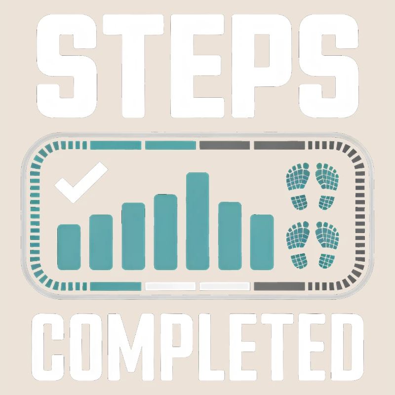 Steps Completed 10000 Schritte