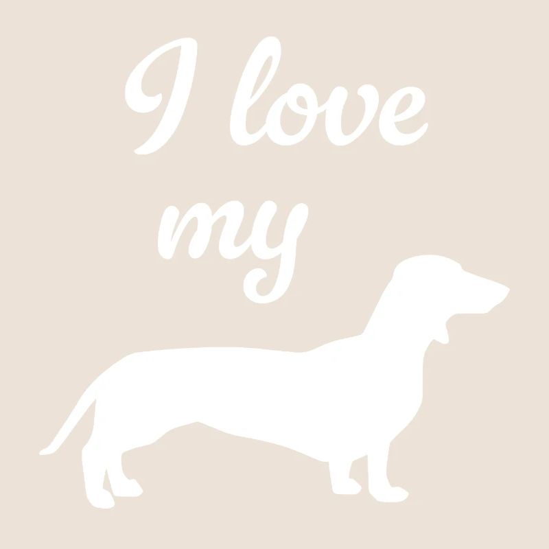 I love my dachshund dog fan master mistress paw