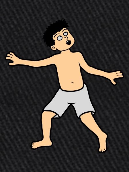 Boy is afraid