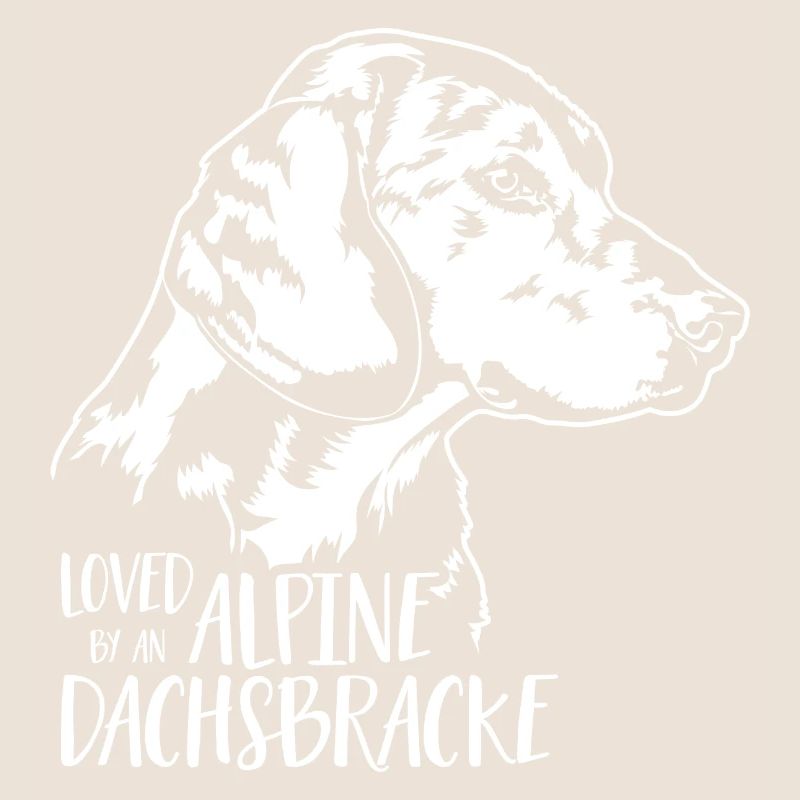 Loved by ALPINE DACHSBRACKE Hundespruch Wilsigns