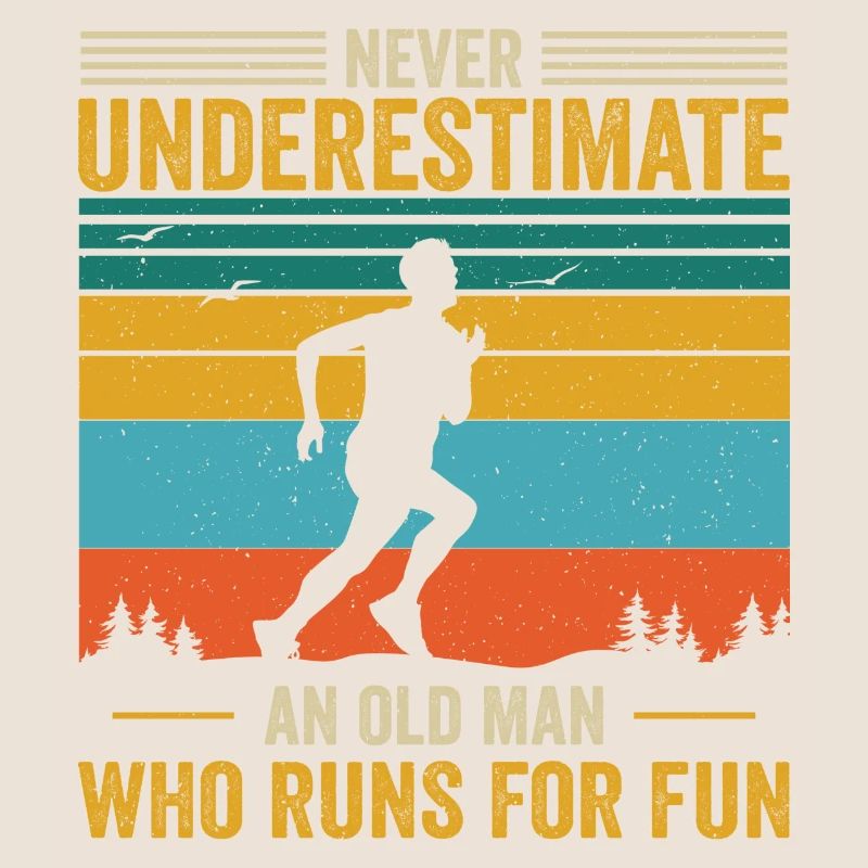 Never underestimate an old man who runs for fun