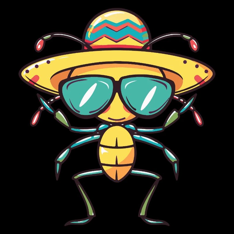 Fourmi Drôle Sombrero