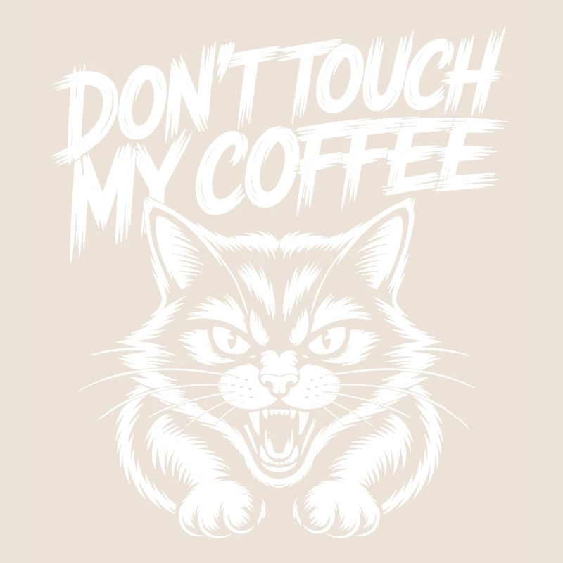 Don't Touch My Coffee – Hissing Cat