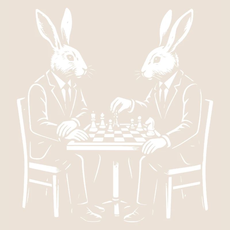Dapper Rabbits Schachspiel