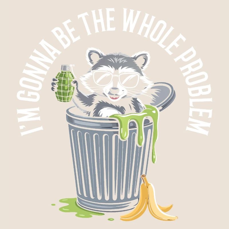 Ich bin das Problem – Lustiges Statement Design