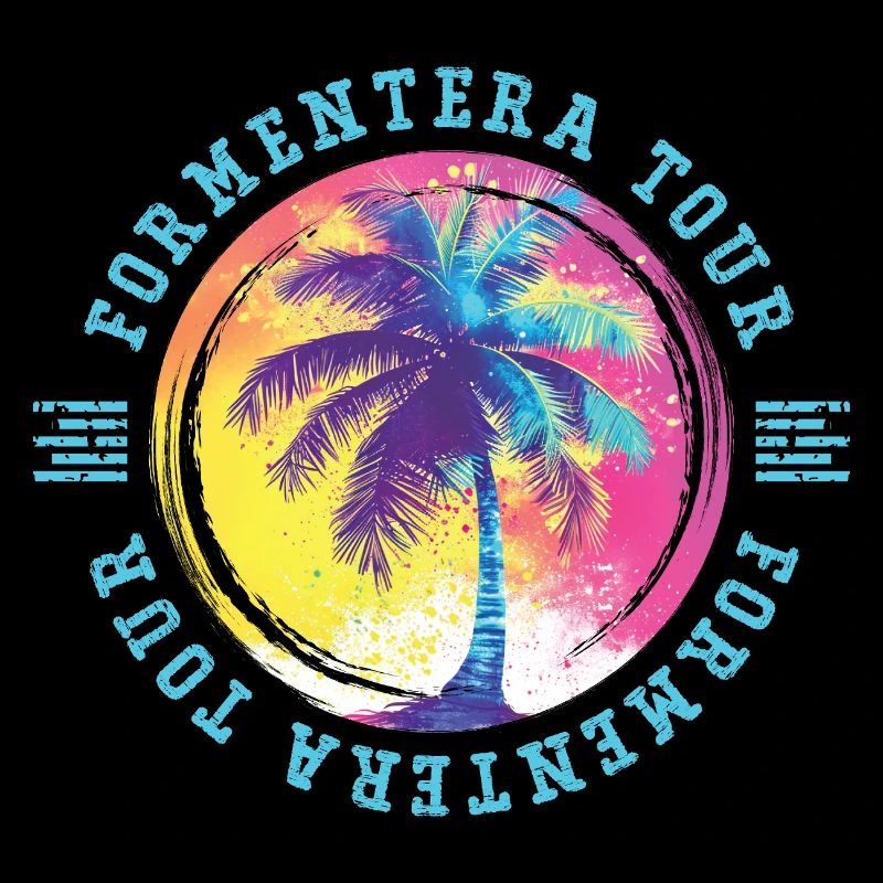 Visite de Formentera, Palmiers, Coloré