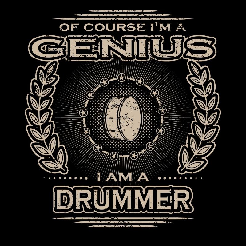 oui je suis un génie drumms poison BATTEUR