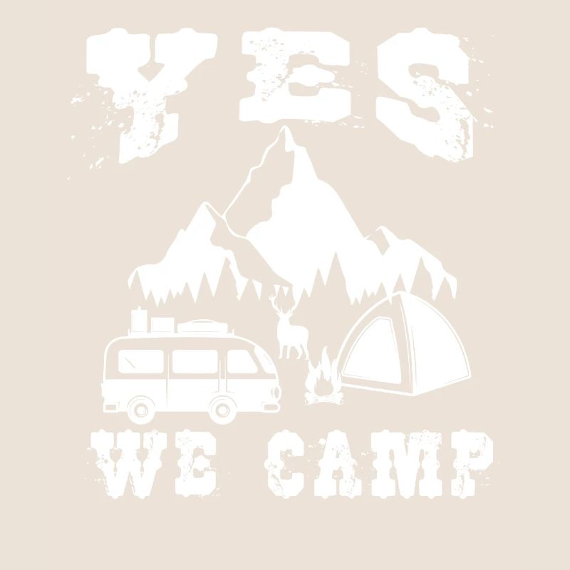 Yes, we can camp uh! Yes we camp
