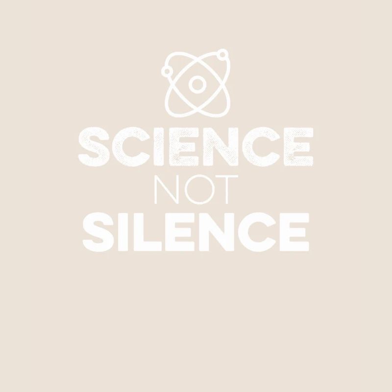 Science pas le silence avec Atom Tee - Keep Earth