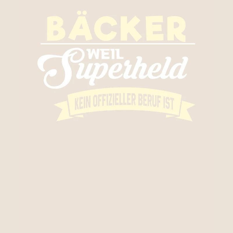 Superheld Beruf Bäcker