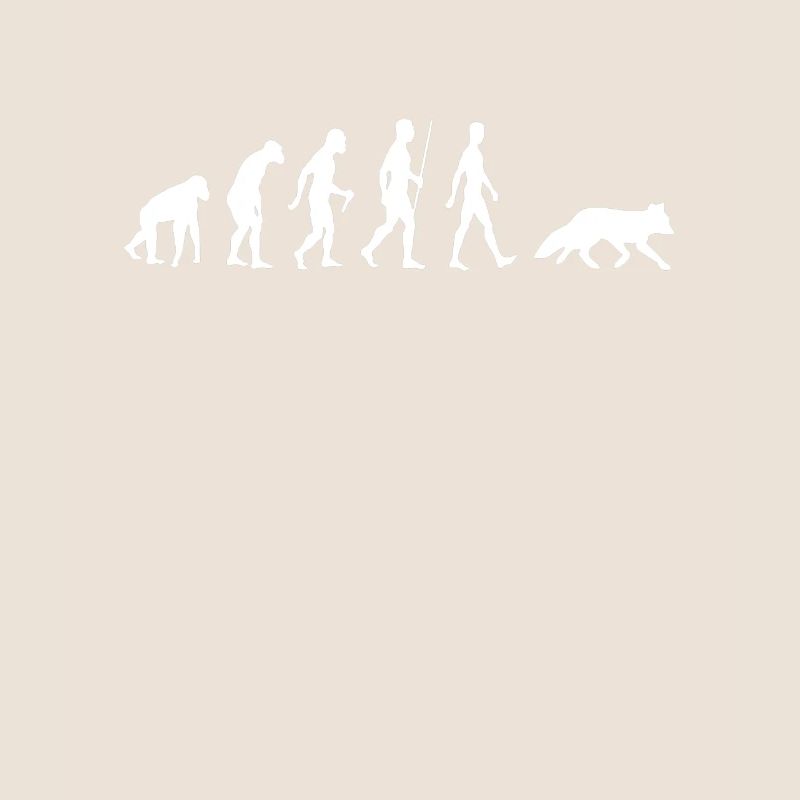 Fox Evolution renard animal cadeau renard roux