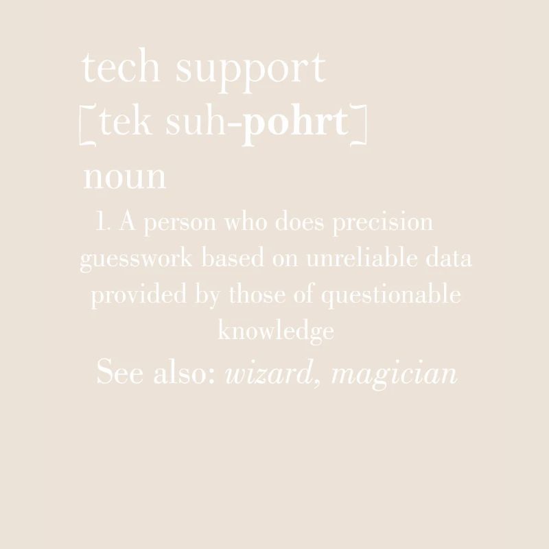 Tech support|Geschenkidee