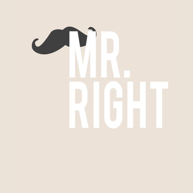 Mr. Right and Mrs. Always Right Couple Design