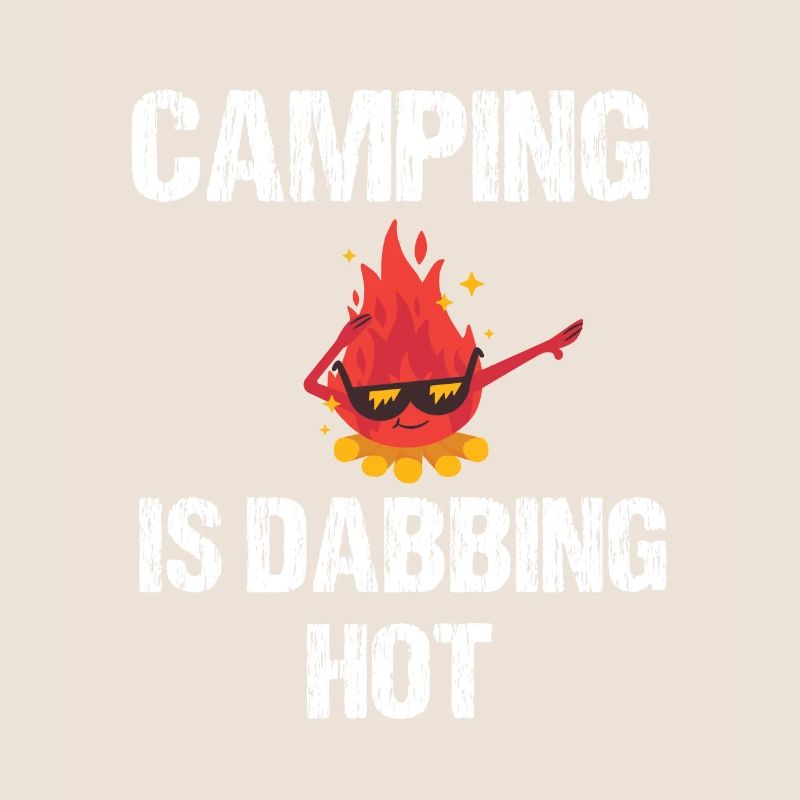 Camping feu dabbing cadeau de feu de camp
