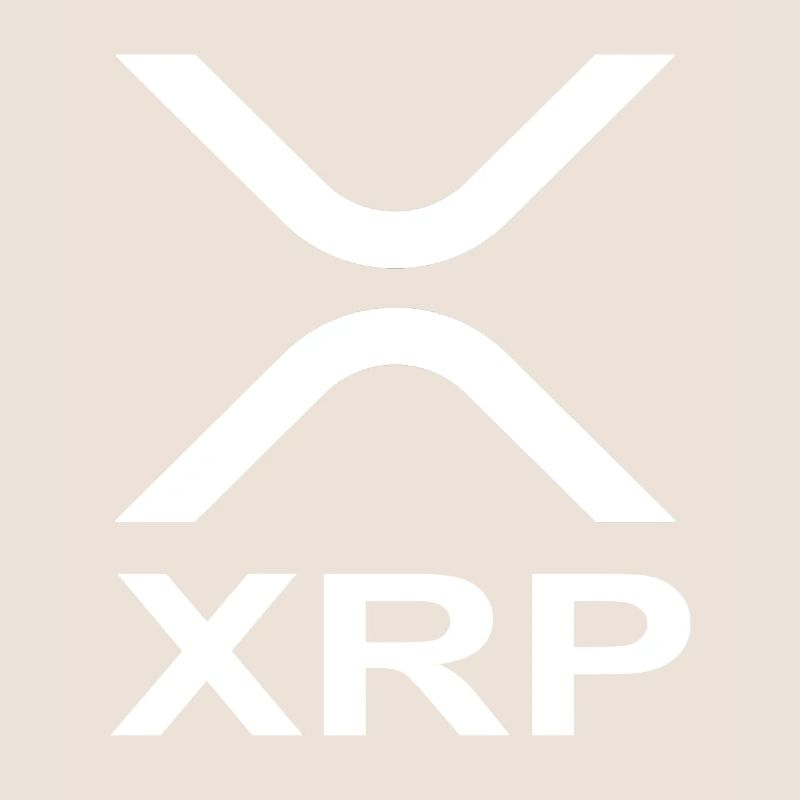 XRP logo crypto bitcoin ondulation