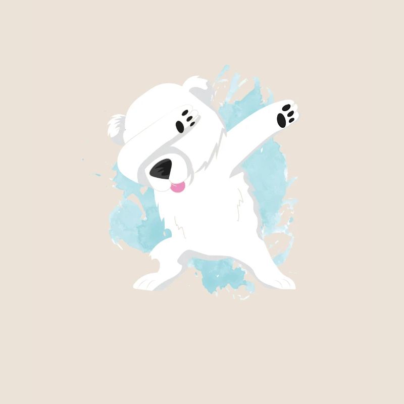 Weihnachten Eisbär Dab Eisbär Dabbing