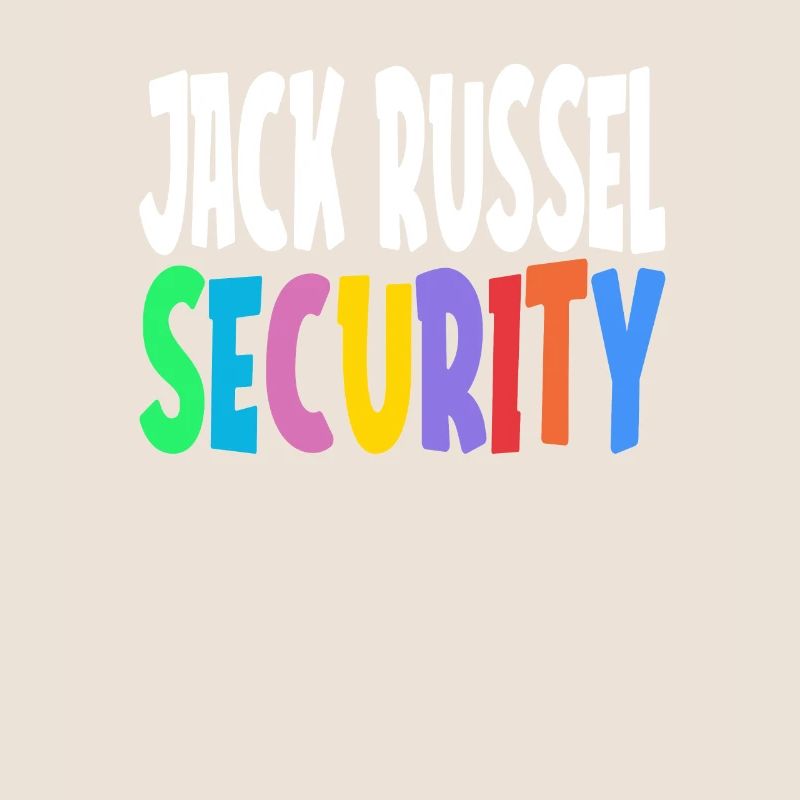 Jack Russel security service dog saying gift