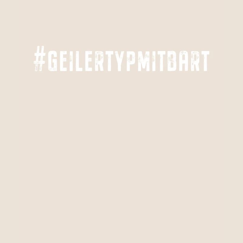 Geiler Typ Mit Bart Bartträger Barbier Vollbart