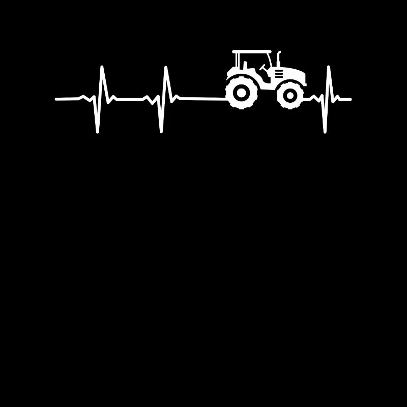 Traktor Herzschlag Trekker Bauer Feld Geschenk