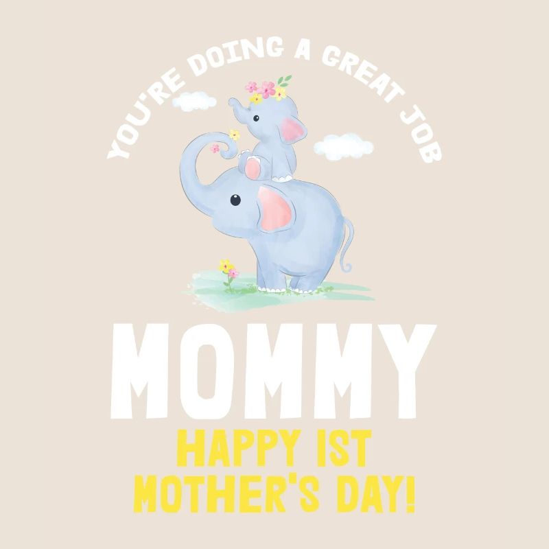 Muttertag Mutter Mummy Erster Elefant Geschenk