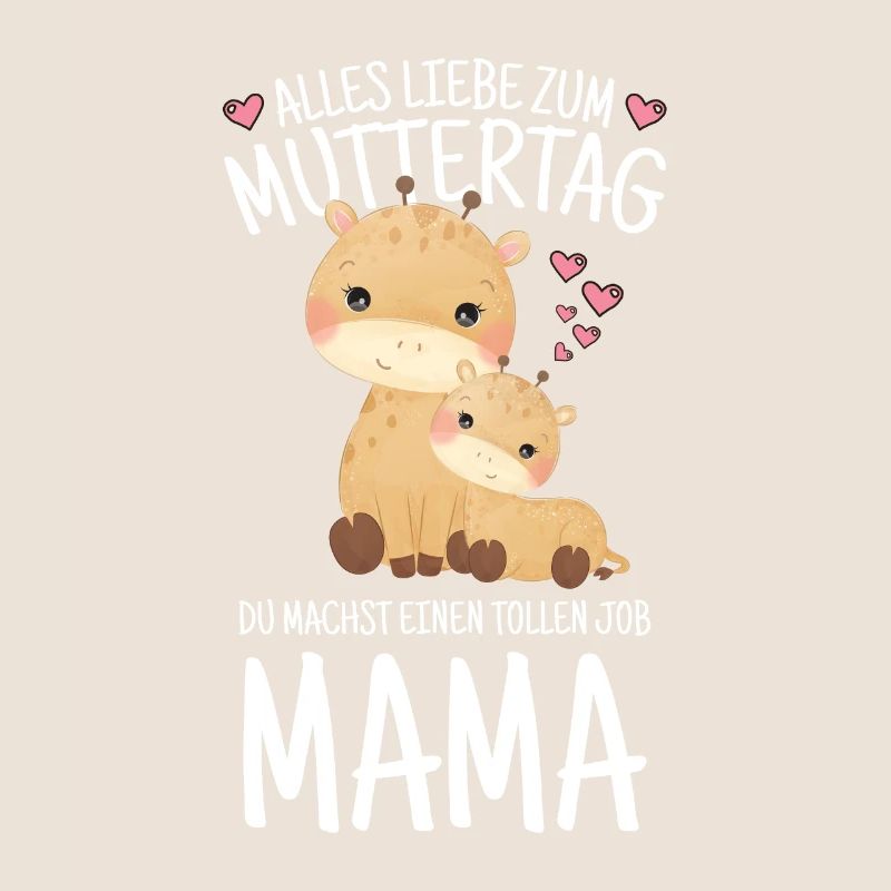 Muttertag Mutter Mummy Erster Giraffe Geschenk