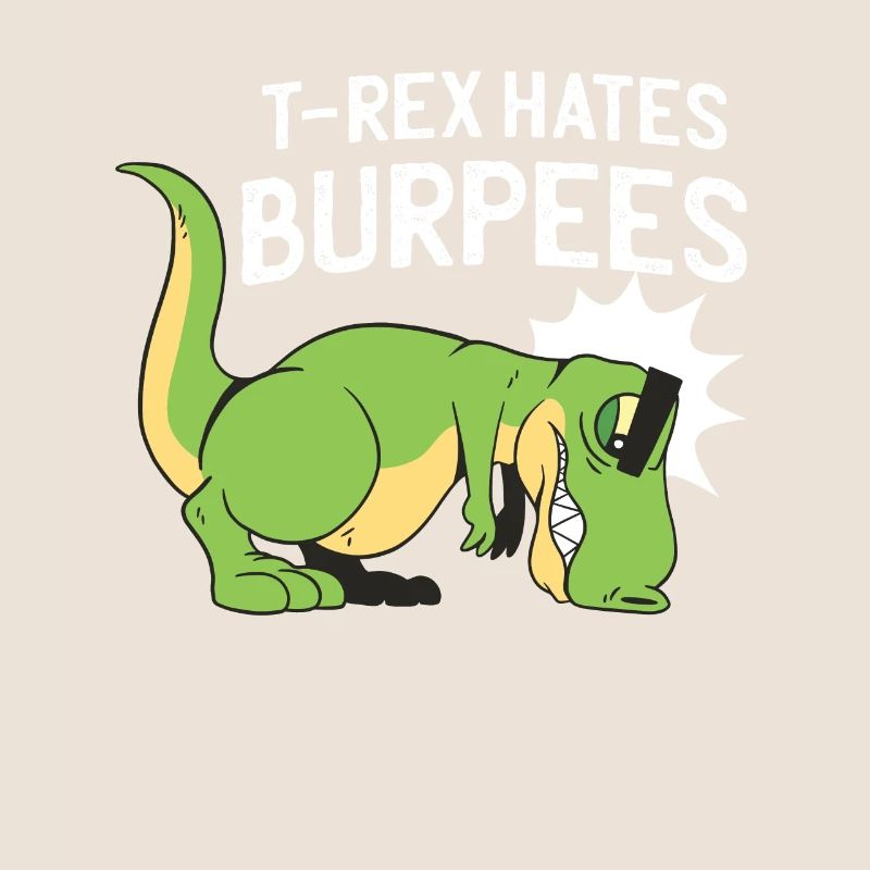 T-Rex Rex Dinosaurier Training Spruch Geschenk