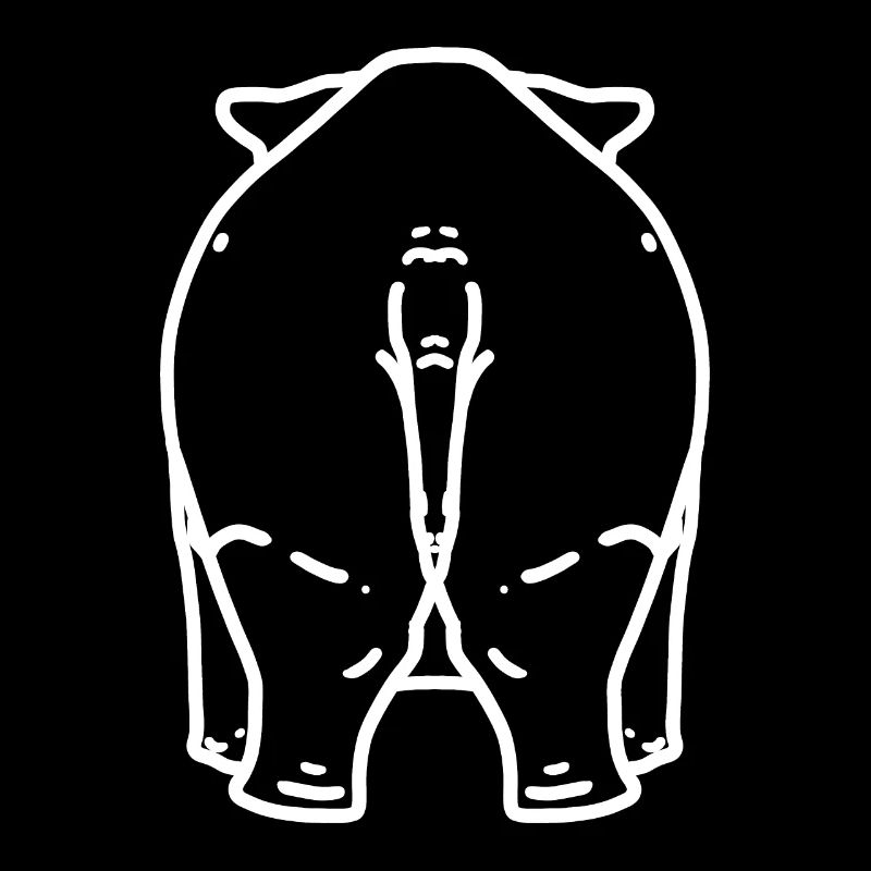 Fesses de rhinocéros
