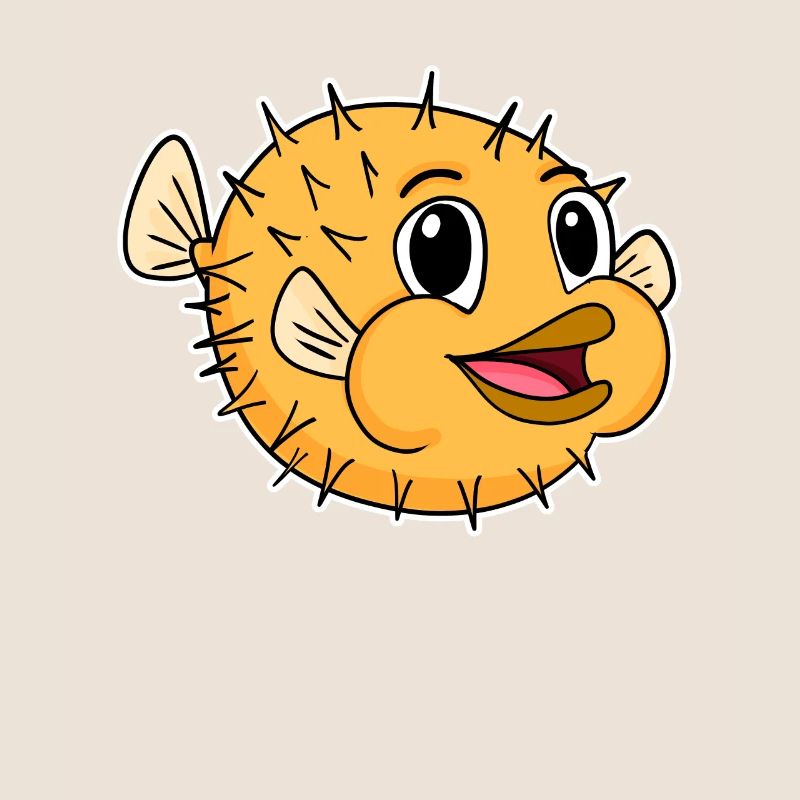 Hedgehog fish fish