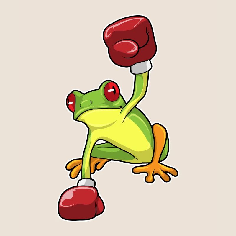 Boxer Grenouille Boxe Gants de Boxe Boxe
