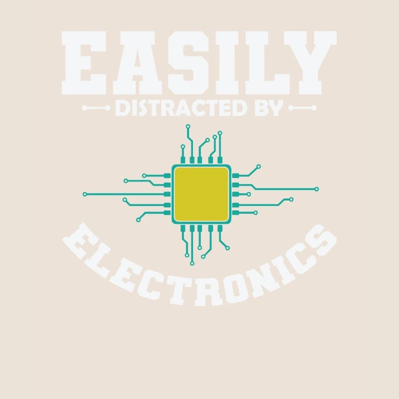 Easily Distracted By Electronics Beruf