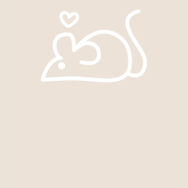 a mouse with a heart