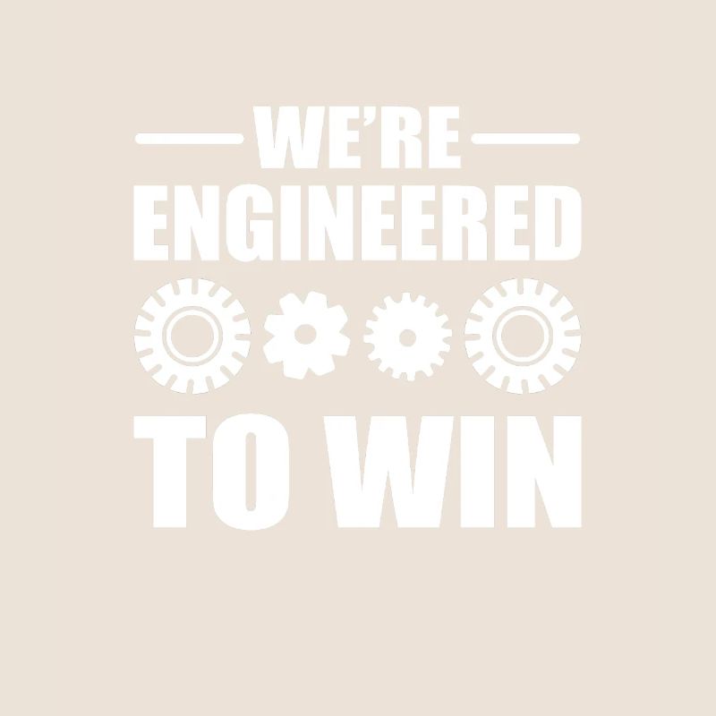 Nous sommes conçus pour gagner le robot de l’équipe de robotique