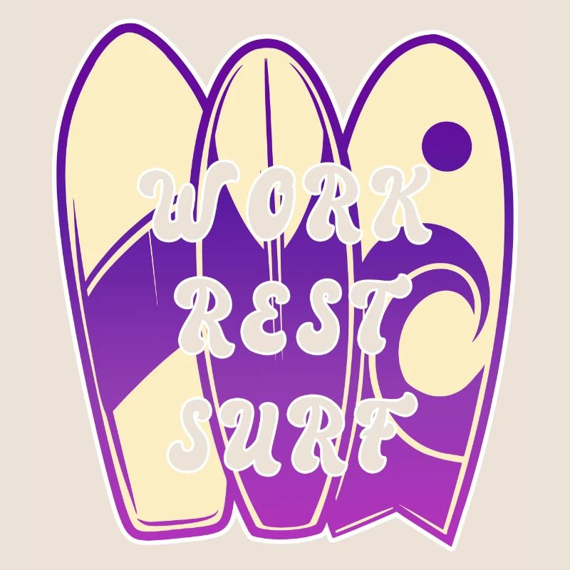 Surfing Spruch Design