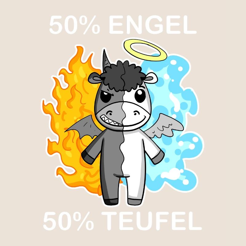 Esel - Engel und Teufel