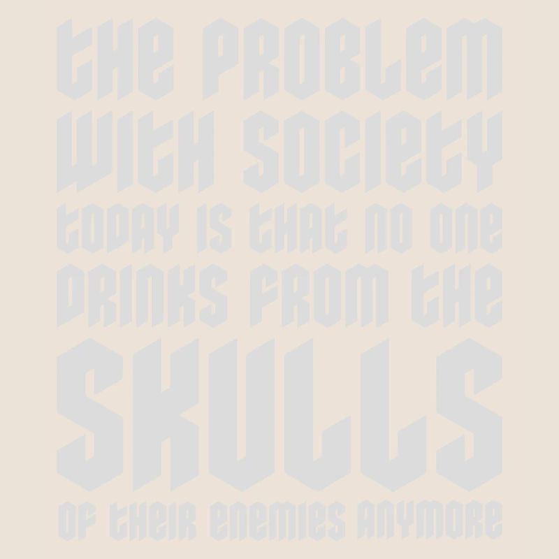 drinks from enemies skulls