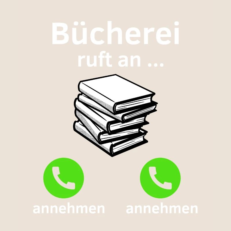 Bücherei ruft an - annehmen oder annehmen?