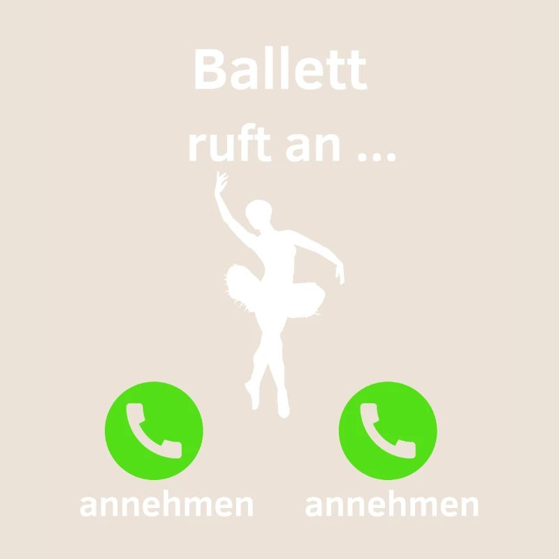 Ballett ruft an - annehmen oder annehmen?